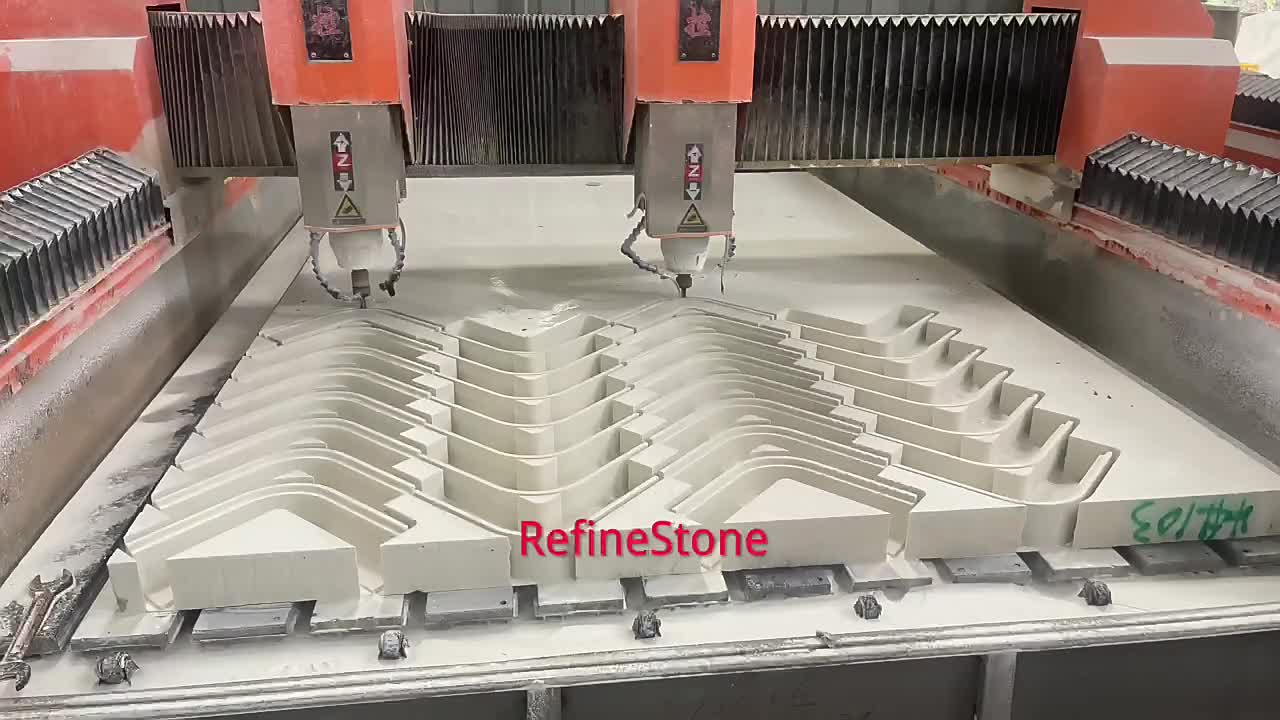 Hand Carved White Marble Bag Sculpture For Home Decoration