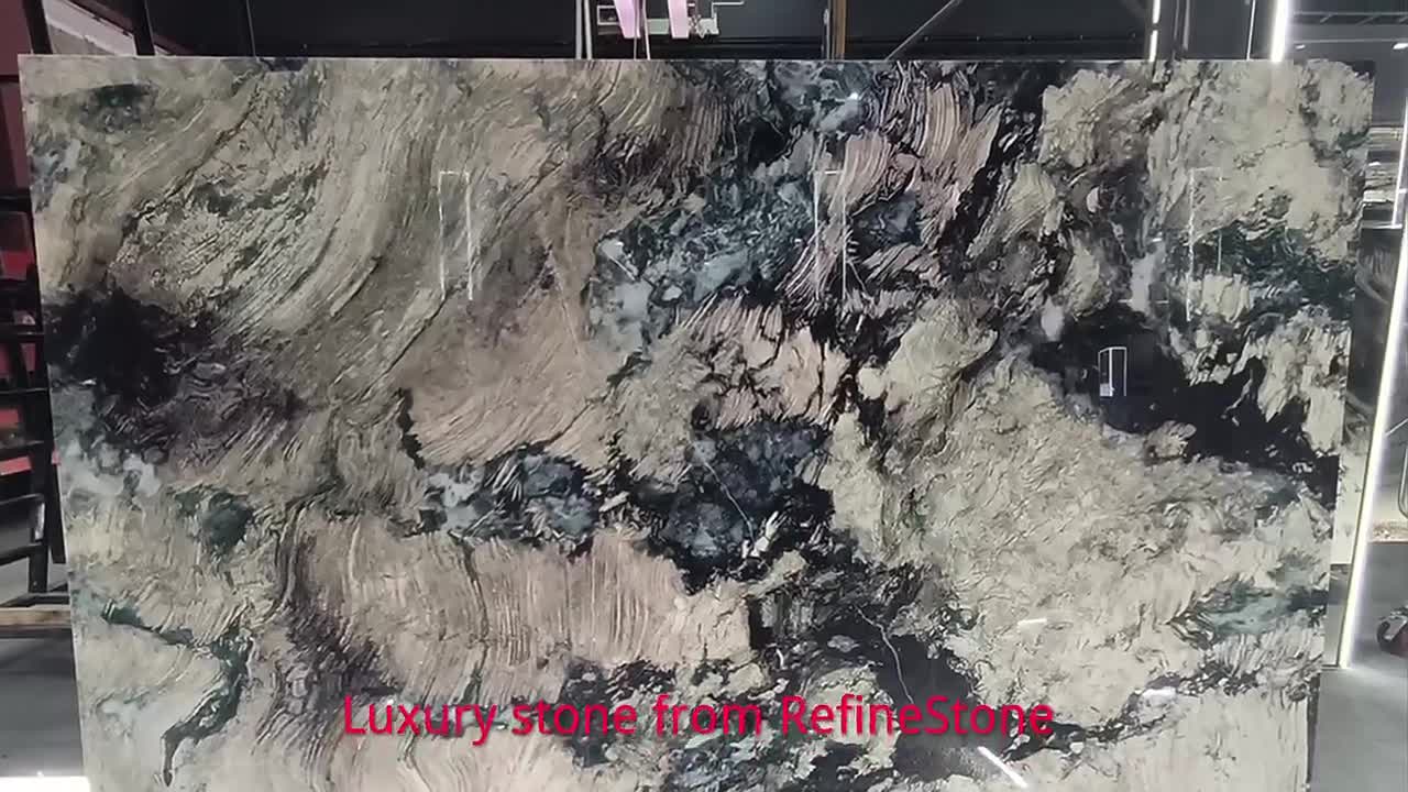 Luxury Transmission Blue Sky Azul Cielo Quartzite  Slabs