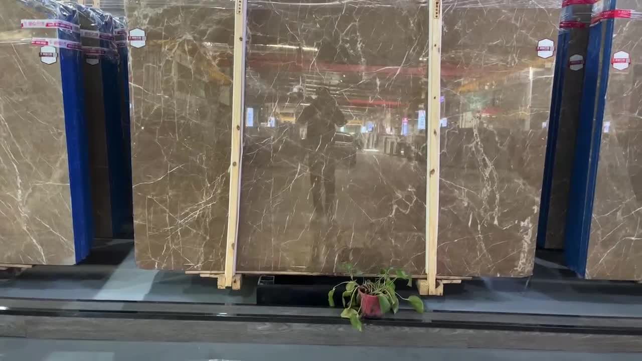 Kozo Brown Marble Slabs China Emperador Marble Floor Tiles