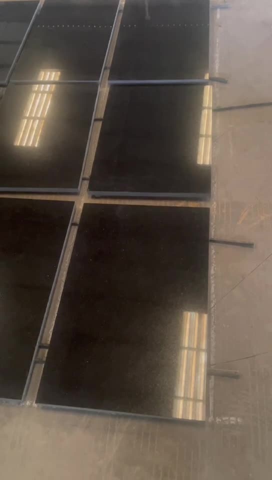 Black Galaxy Granite Polished  Tiles