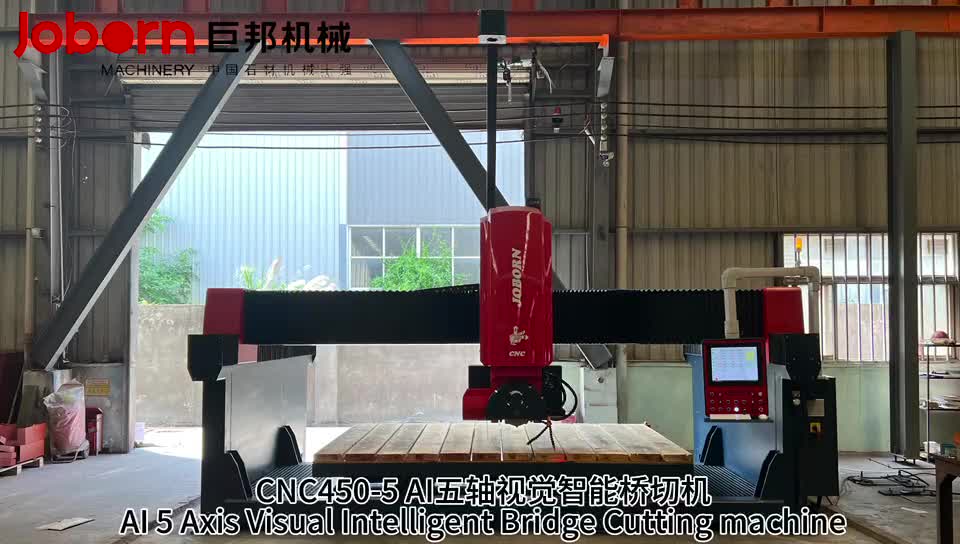 CNC 5 Axis Stone Cutting And Milling Machine Bridge Saw For Marble