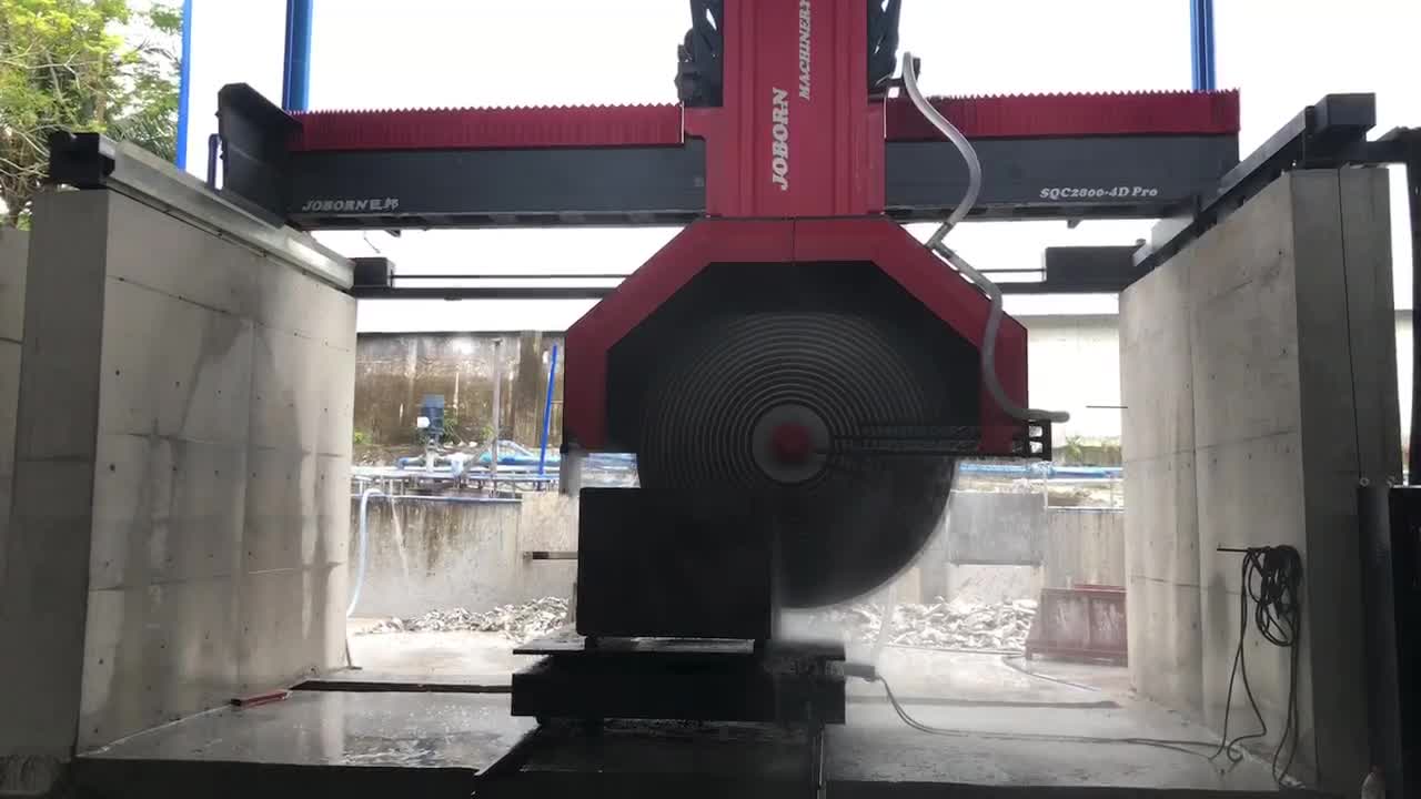 Multi Saw Balde Block Cutting Machine Giant Disc Bridge Saw Machine