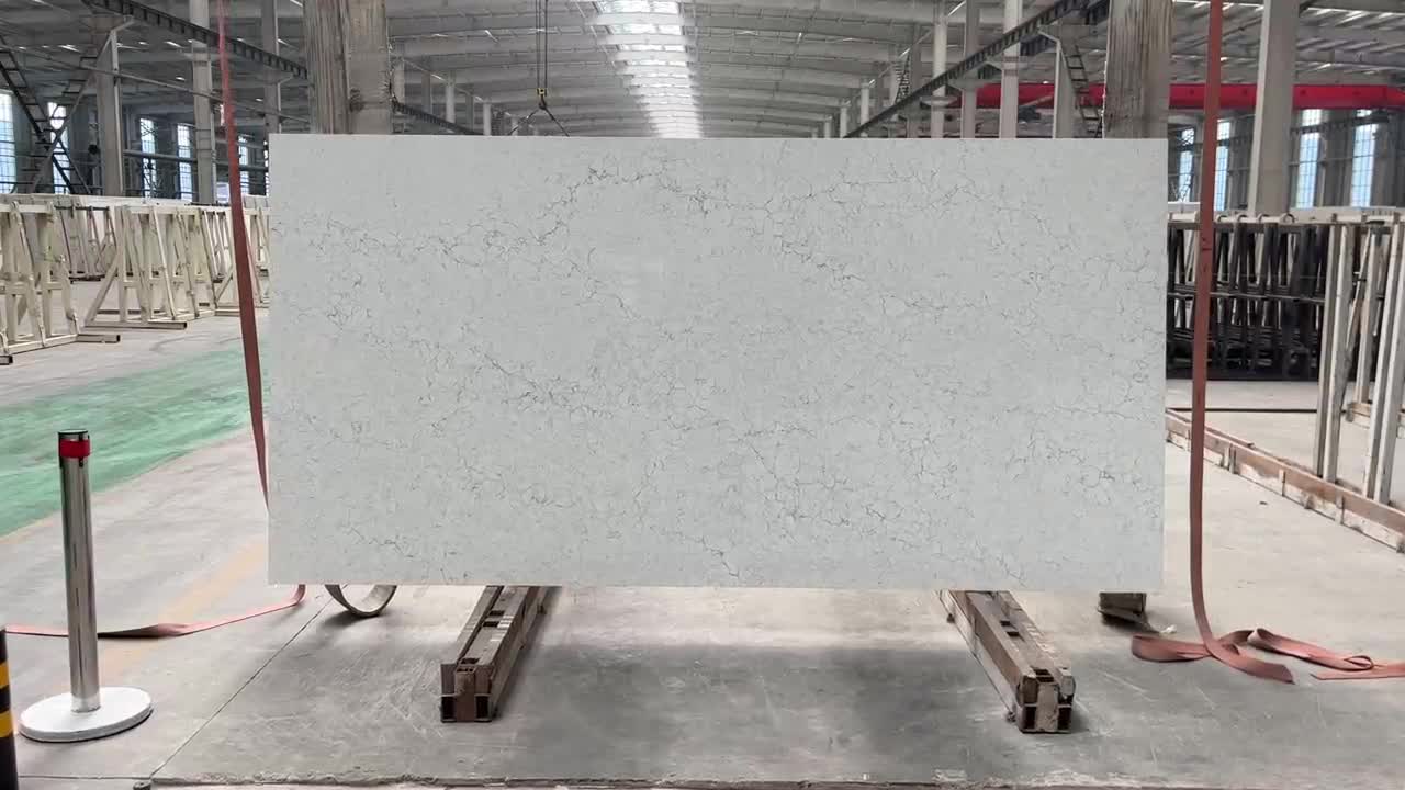 Marble Look Quartz Carrara  Artificial Carrara