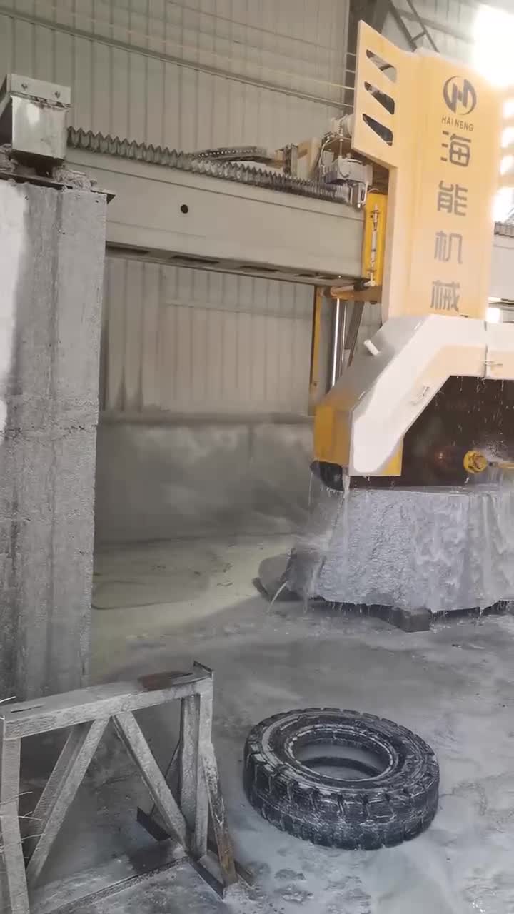 Bridge Granite Multi Blade Stone Block Cutting Machine