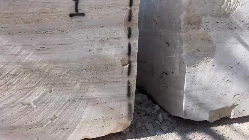 Silver Travertine Block 3