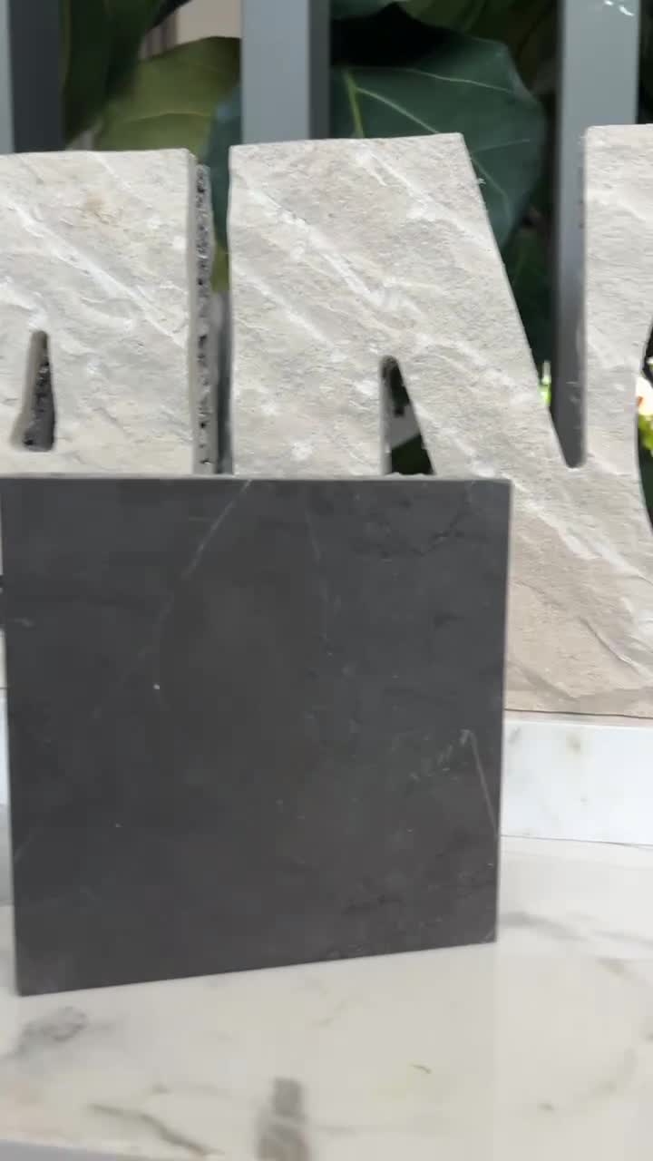 Bulgaria Grey Marble Sintered Stone Laminated Honeycomb Panels