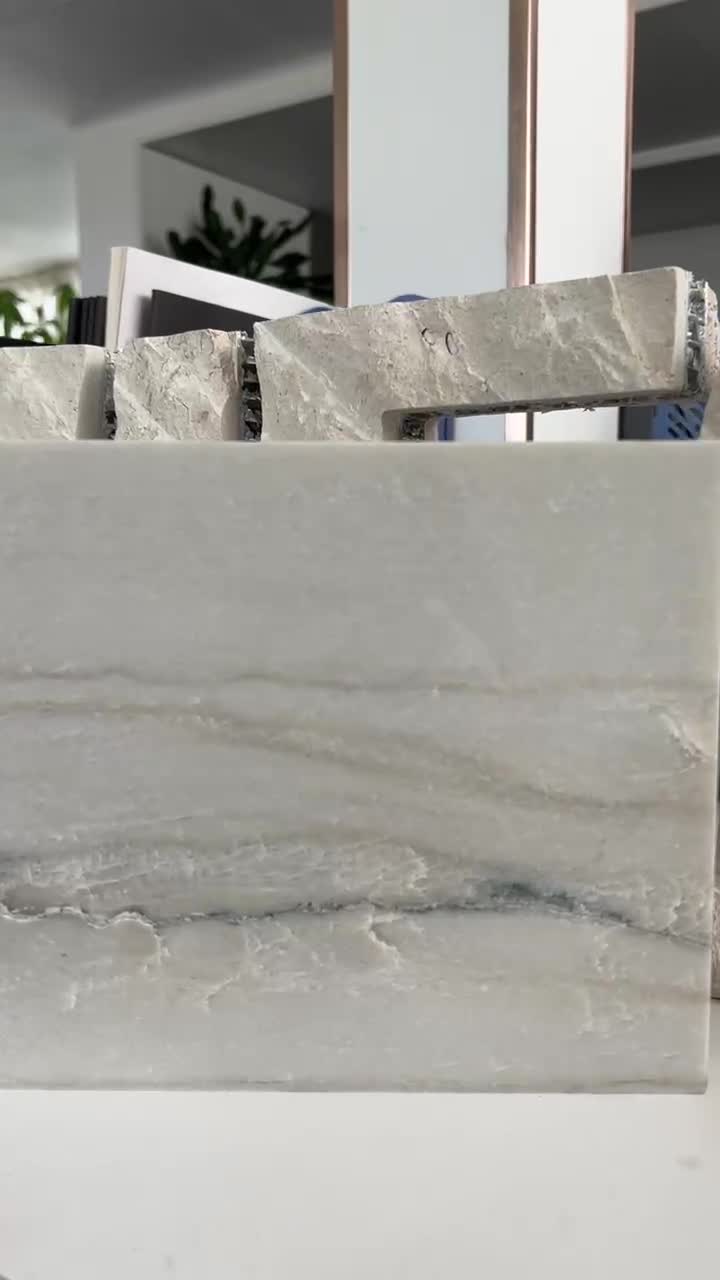 Calacatta White Laminated Aluminum Honeycomb Panels