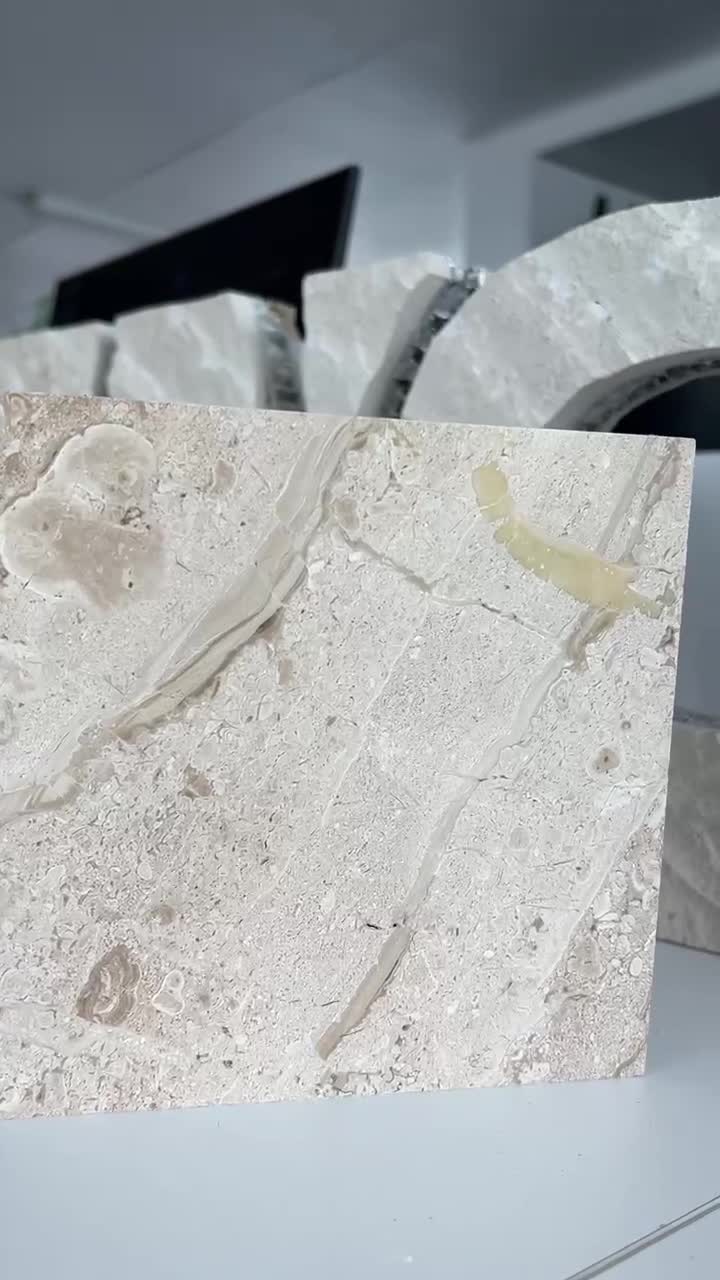 Daino Reale Beige Marble Tile Laminated Honeycomb Panels