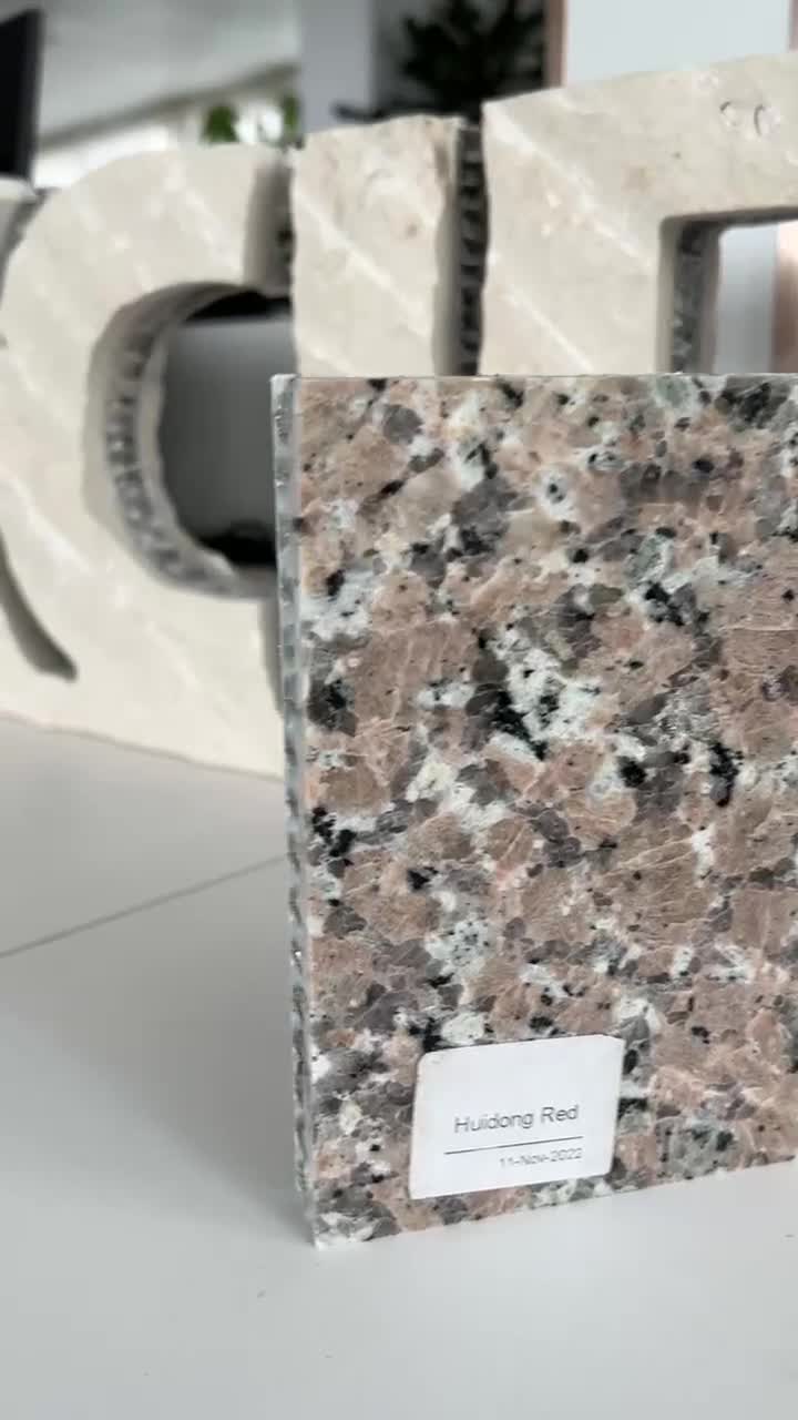 Huidong Red Granite Laminated Honeycomb Panels