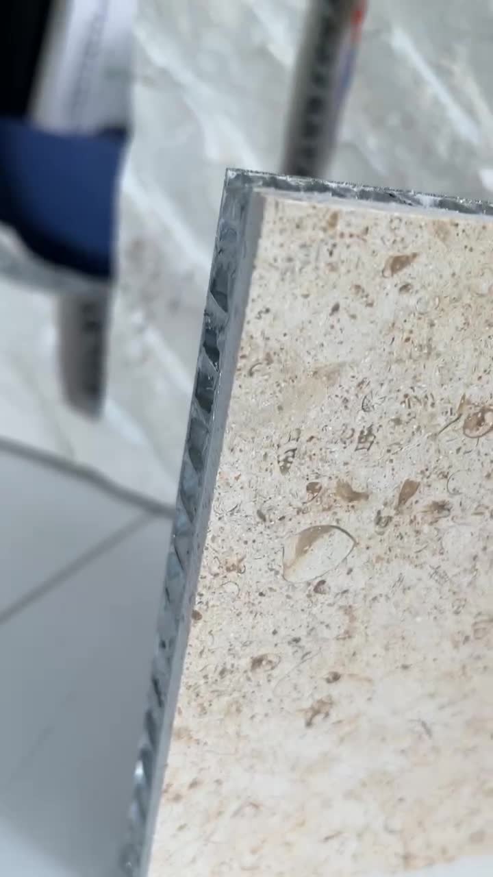 Jerusalem Gold Limestone Laminated Honeycomb Panels