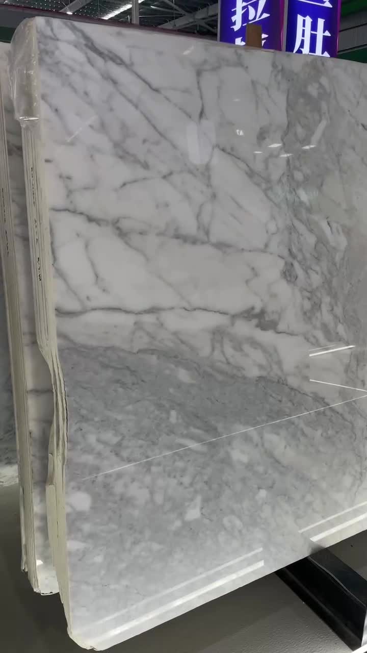Bianco Carrara Gioia Marble White Primavera Tiles Slabs