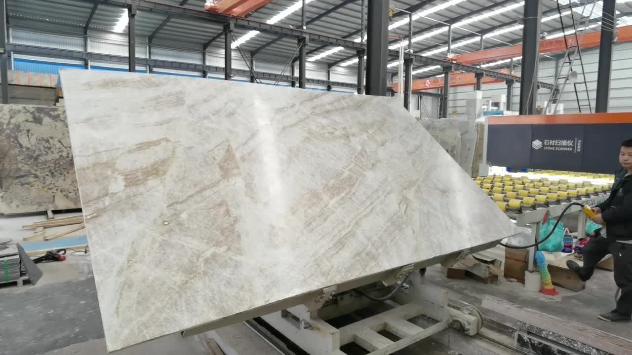 Natural Polished Taj Mahal Quartzite Slabs