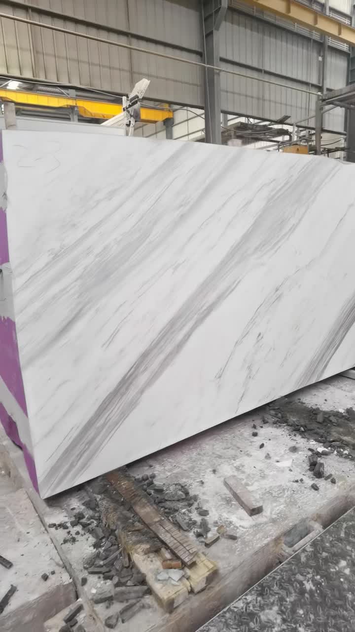 Volakas White Marble Slab Tiles