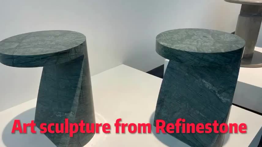India Green Marble Square Sink