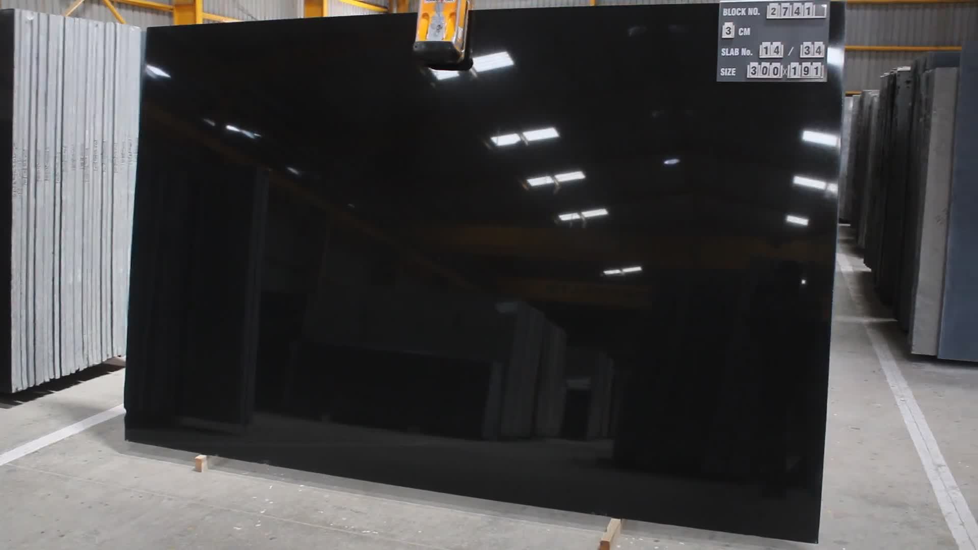 Absolute Black Granite Slabs