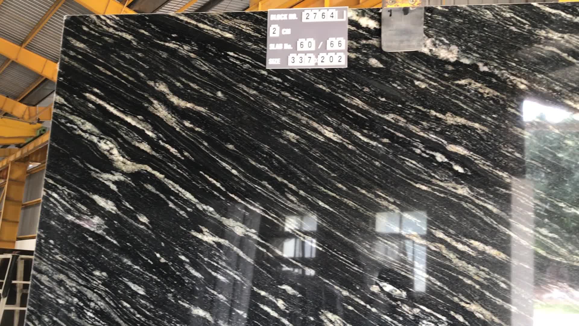 Fusion Black Granite Slabs