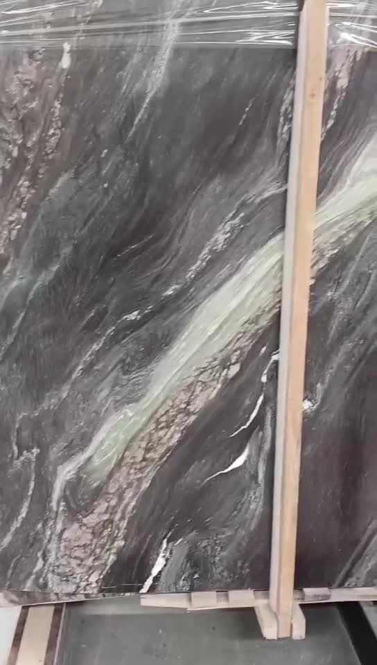 Wonderful Landscape Purple Marble Slab Tiles