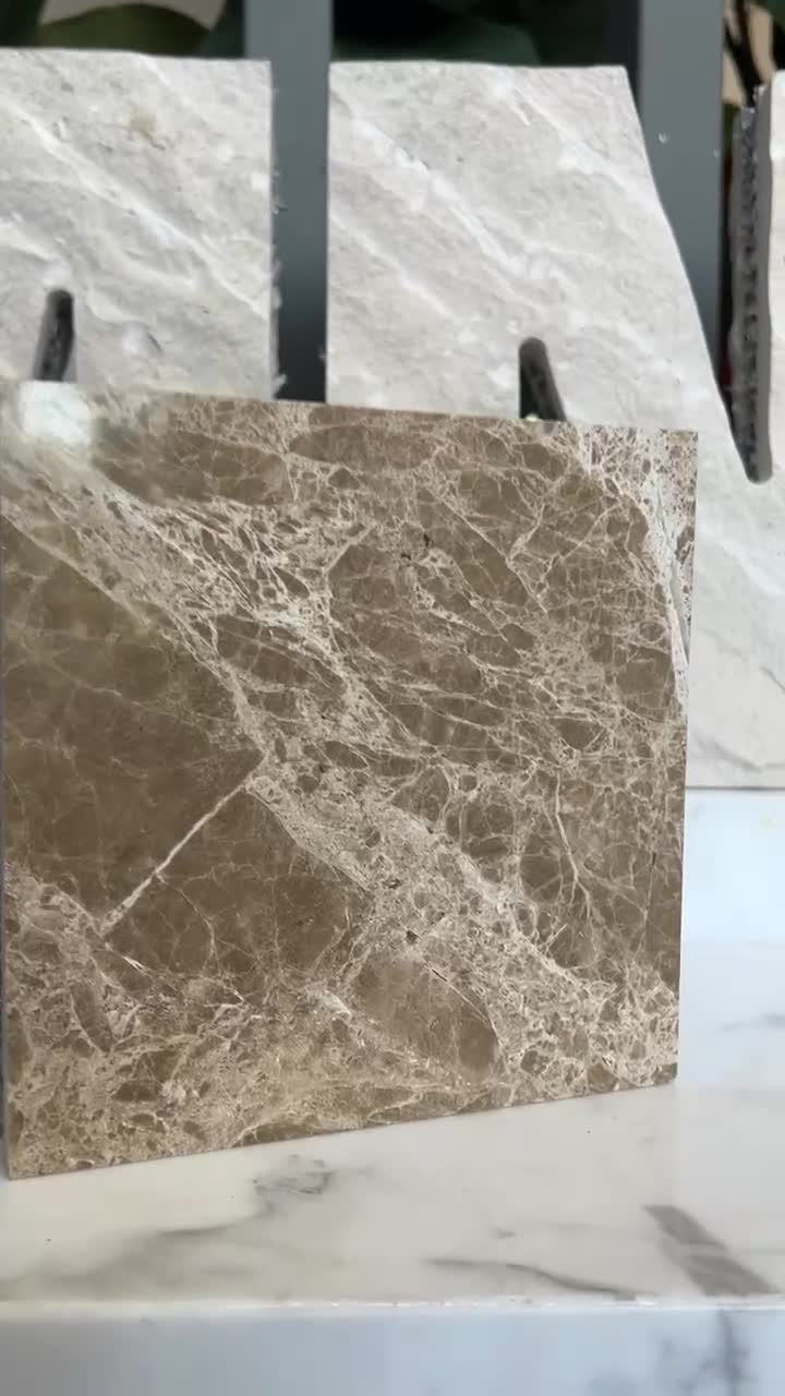 Ambrato Brown Marble Laminated Aluminum Honeycomb Panels