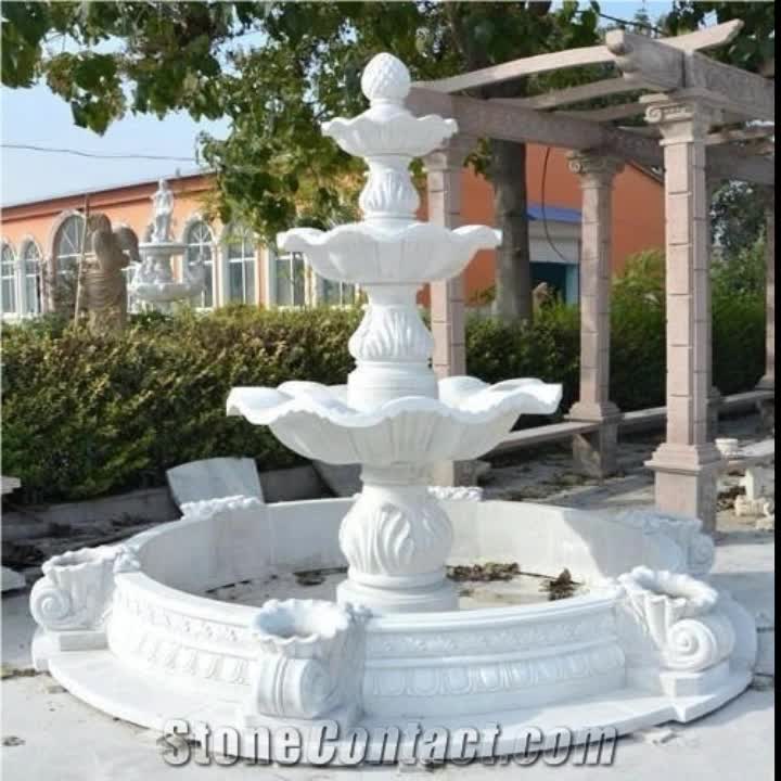Customized Design Outdoor Large Natural Marble Fountains