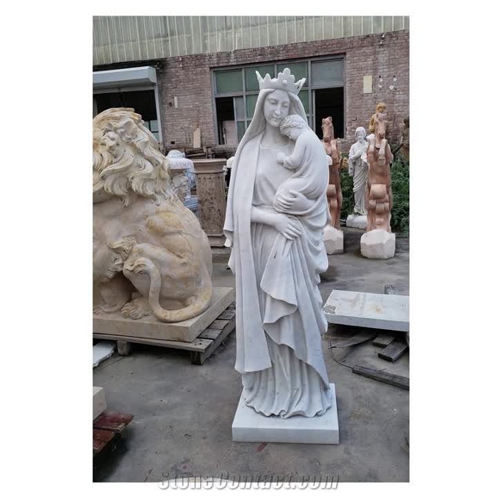 Life Size Garden Decoration Mrable Customs Jesus Statue
