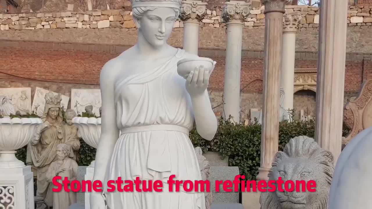 Marble Carved Hulk Garden Statue