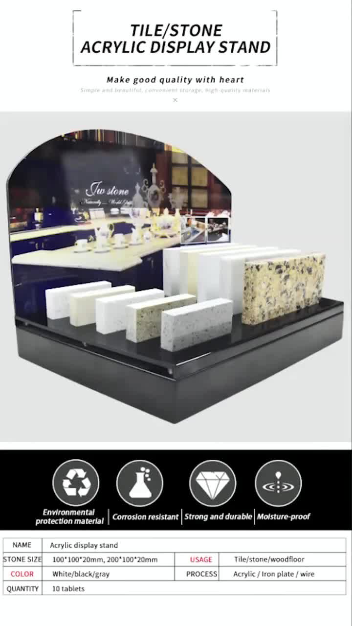 Artificial Stone And Granite Countertops Sample Display Rack