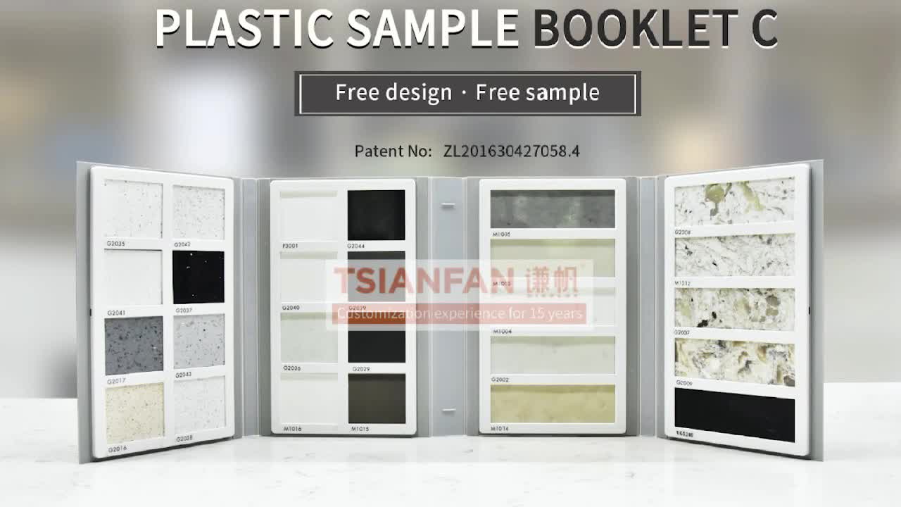 Plastic Quartz/Stone/Mosaic/Ceramic Sample Book Py-C-5