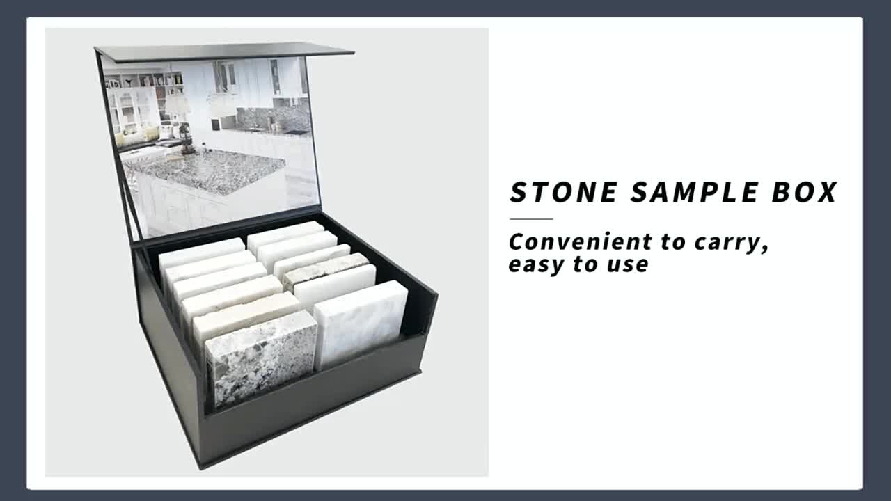 Quartz Stone Wooden Tiles Sample Display Box For Sale
