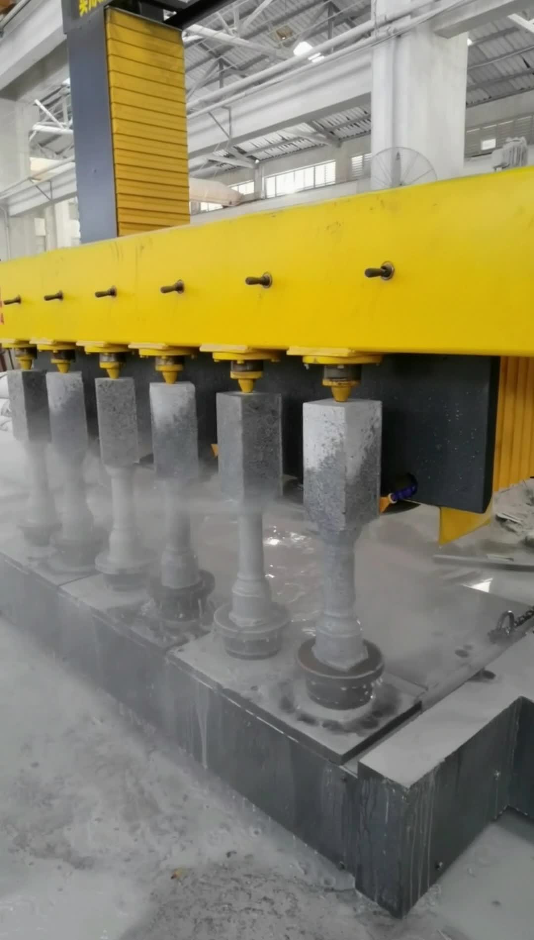 Six Heads Column Stone Profiling Machine