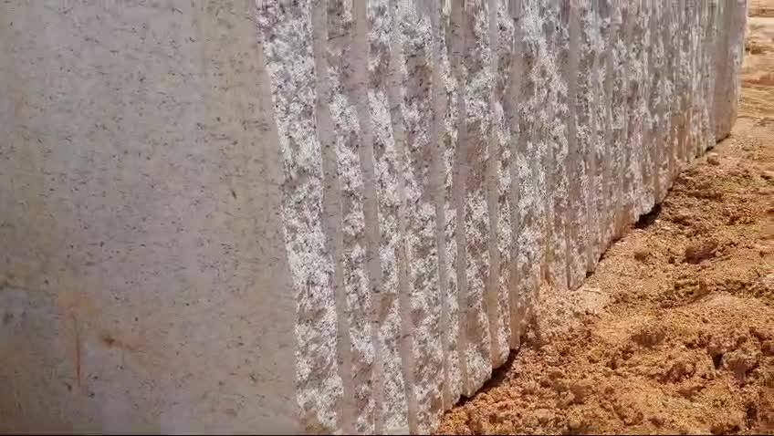 White Dallas Granite Blocks