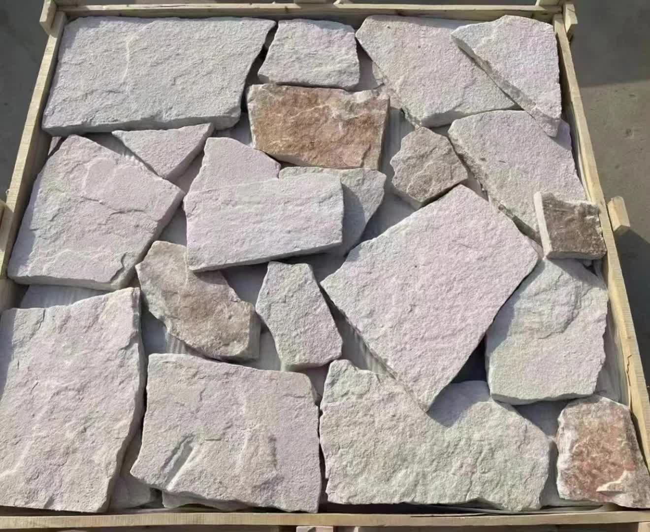 China White Quartzite Wall Stone