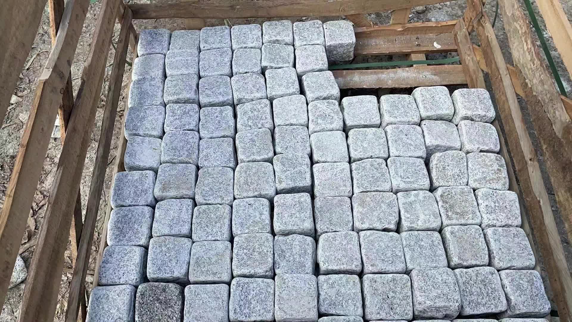 Granite Landscape Paving Cobble Stones