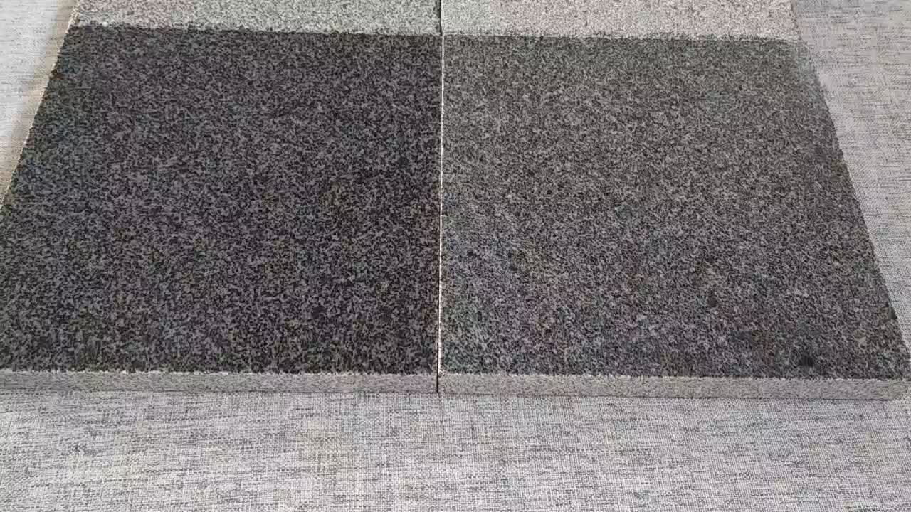 NEW Grey Granite Flamed Tiles