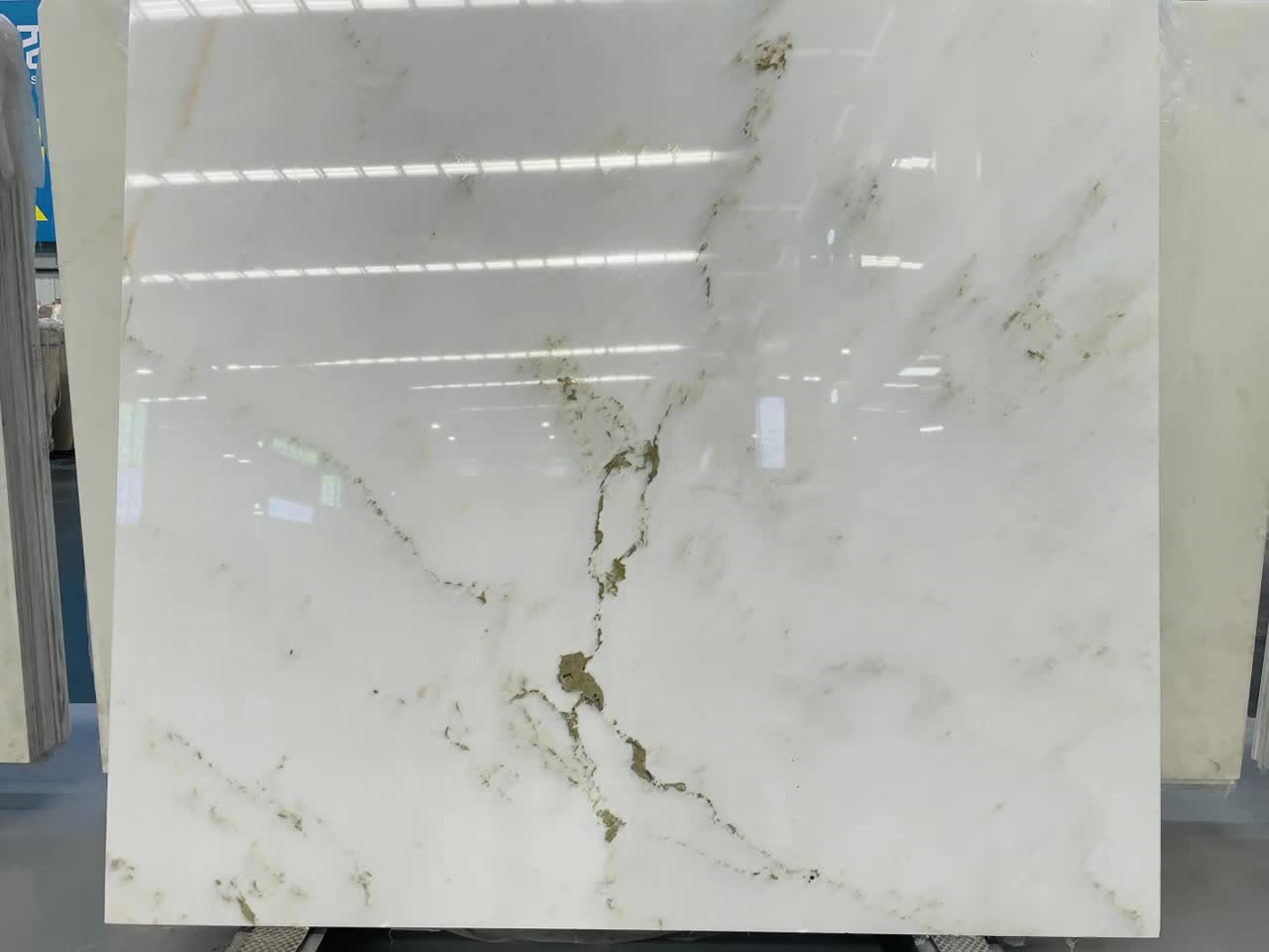 Oriental Calacatta White Marble Slab Wall Tiles