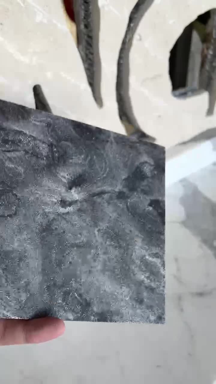 Metal Black Granite Tile Leather Finished Honeycomb Panels