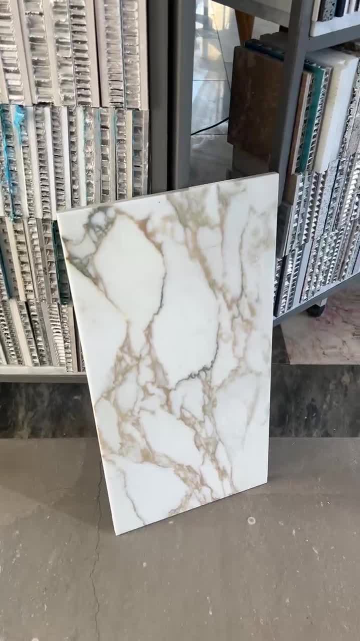 White Marble Composited Porcelain Thin Laminated Panels