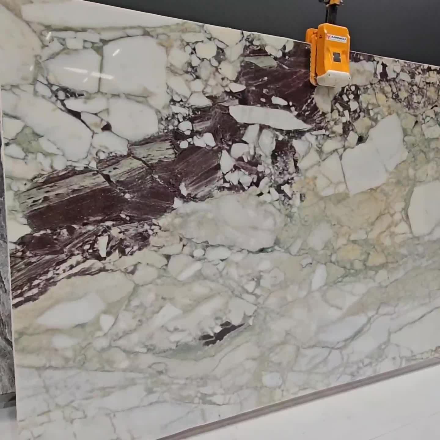 Turkish Calacatta Viola Green Marble Slabs - 22151