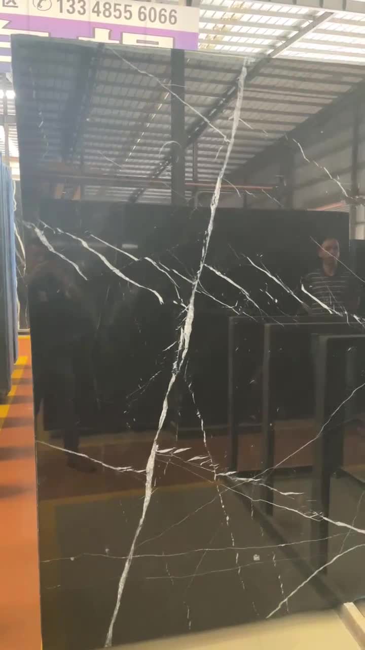 Best Price Nero Marquina Slabs Marble Tiles
