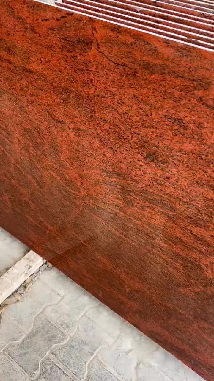 Multicolor Red Granite Cutter Slabs