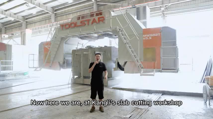 Multi Diamond Wire Saw Machine For Marble And Granite Block Cutting
