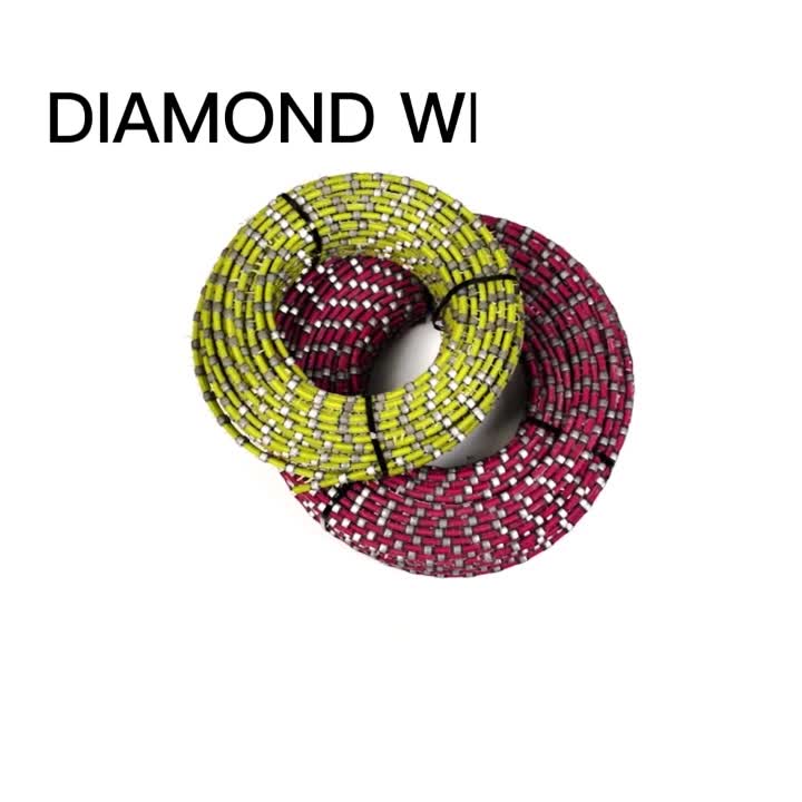 Diamond Wire-Saw For Squaring & Profiling Marble Blocks