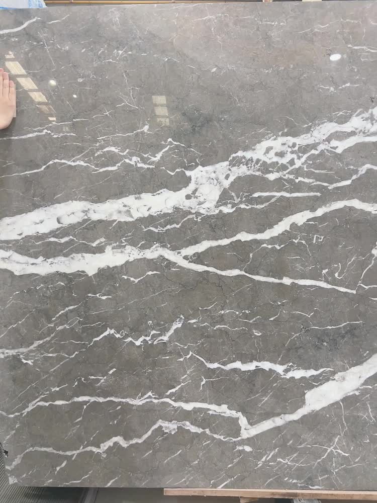 New Cyprus Grey Marble Slab Tiles For Wall Flooring