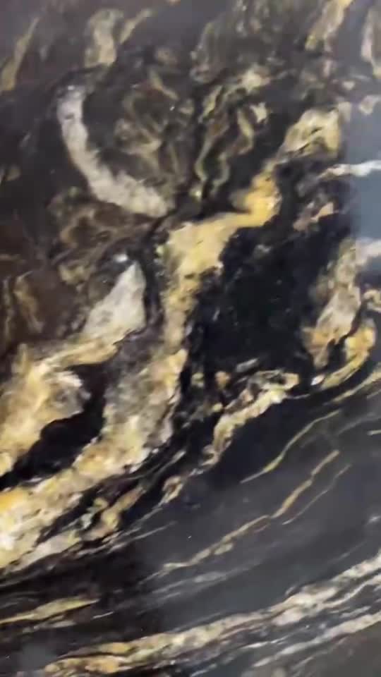 Polished Magma Gold Granite Slabs