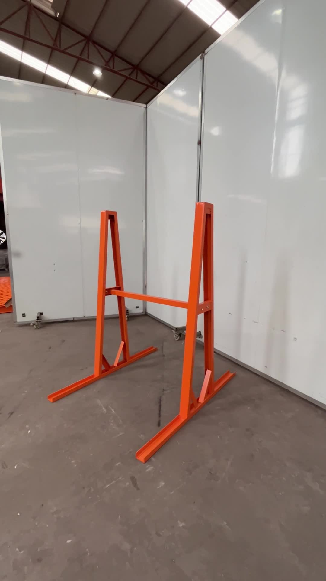 A Frame Storage Sample Stone Display Rack
