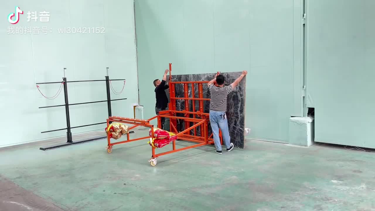 Marble Install Cart Slabe Transport Cart Stone Trolley