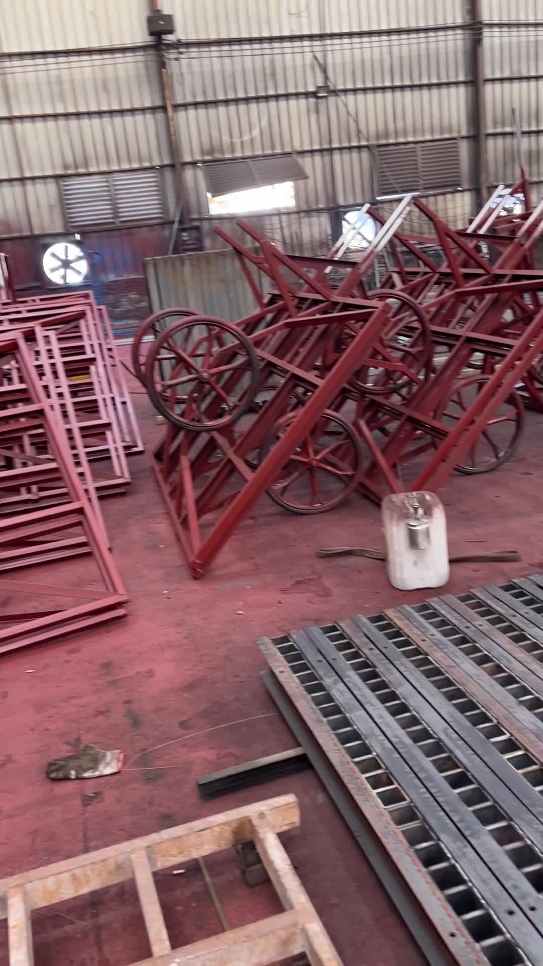 Steel Storage Slab Rack Warehouse Stone Display Racks
