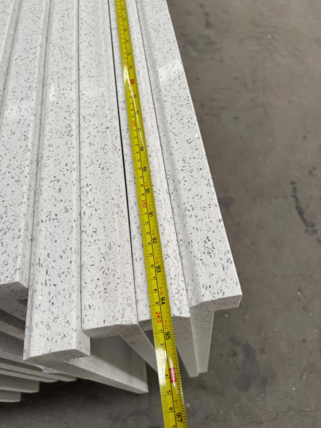 Crystal White Quartz Kitchen Countertops