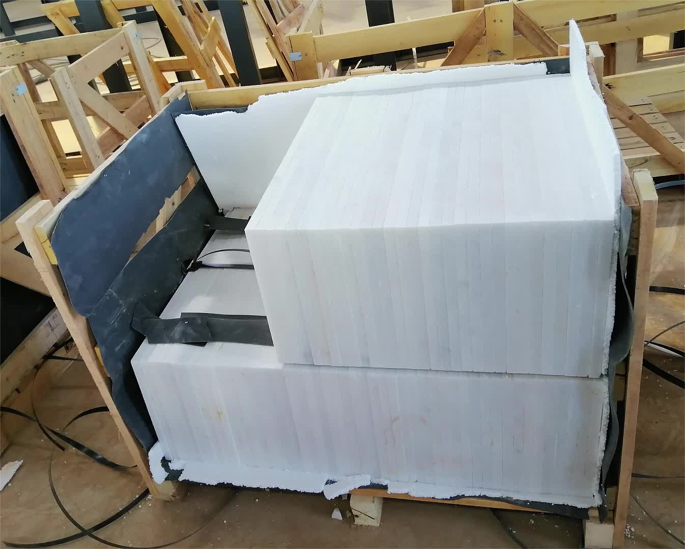 China Bianco White Marble Tiles Polished