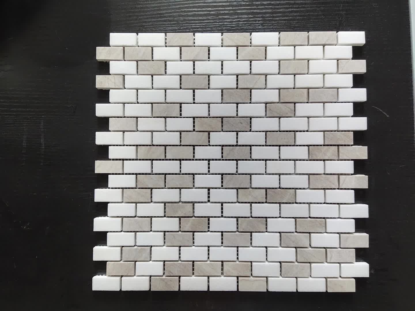 Hamburg Honed Marble Mosaic Tiles