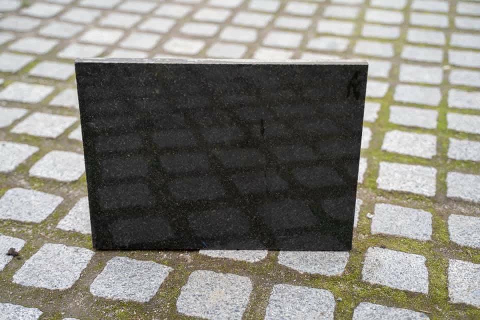 Ukrainian Gabbro Diabase Dark Magma Polished Tiles